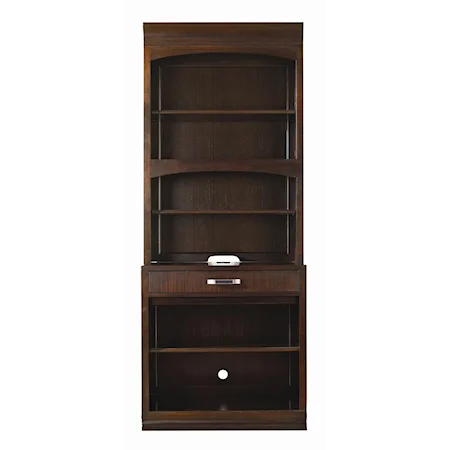 Bunching Return and Bookcase Hutch